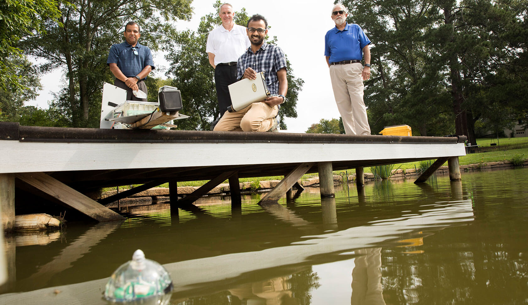 CyanoTracker and SpaceWorks’ AquaBlinkR tests the waters at Lake Oglethorpe